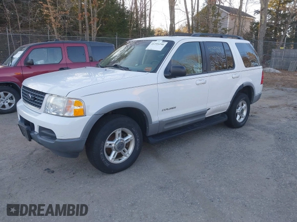 2002 Ford Explorer XLT with VIN 1FMDU73E12ZA10584, listed as a IAAI auction lot 41299290 with 95,775 mi miles and . Bid and sale history available at DreamBid. Image 2.