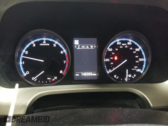 2017 Toyota RAV4 LE with VIN 2T3BFREV3HW587432, listed as a Copart auction lot 55107685 with 148,305 mi miles and Salvage Title. Bid and sale history available at carsss.com. Image 9.