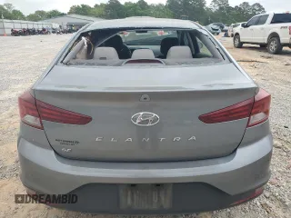 2019 Hyundai Elantra SE with VIN KMHD74LF2KU818938, listed as a Copart auction lot 51958095 with Not Provided miles and Salvage Title. Bid and sale history available at DreamBid. Image 6.