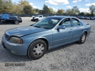 2004 Lincoln LS Luxury with VIN 1LNHM86S84Y688198, listed as a Copart auction lot 75727414 with 188,528 mi miles and Salvage Title. Bid and sale history available at DreamBid. Image 1.
