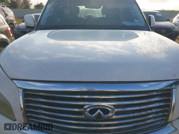 2011 Infiniti QX56 7-passenger with VIN JN8AZ2NF0B9500391, listed as a IAAI auction lot 41001635 with 166,100 mi miles and . Bid and sale history available at DreamBid. Image 10.