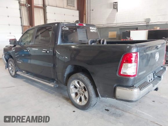 2019 Ram 1500 Big Horn/Lone Star with VIN 1C6RRFFG7KN817483, listed as a IAAI auction lot 40578098 with 81,739 mi miles. Bid and sale history available at carsss.com. Image 3.