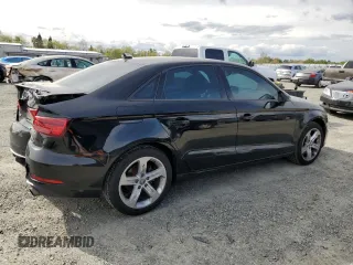 2017 Audi A3 Sedan Premium with VIN WAUB8GFF5H1019443, listed as a Copart auction lot 51184725 with 108,134 mi miles and Salvage Title. Bid and sale history available at carsss.com. Image 3.