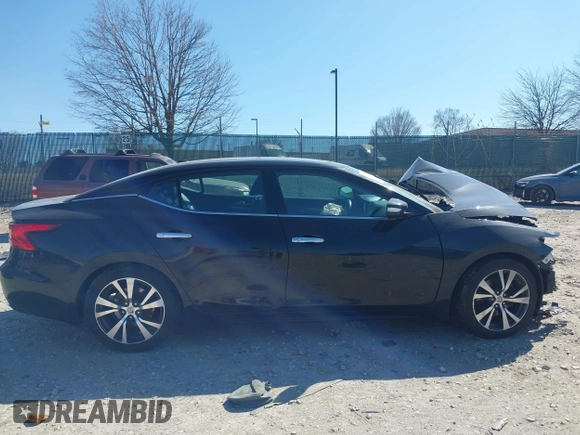 2017 Nissan Maxima SV with VIN 1N4AA6AP1HC437294, listed as a IAAI auction lot 41761296 with 1 mi miles. Bid and sale history available at carsss.com. Image 12.