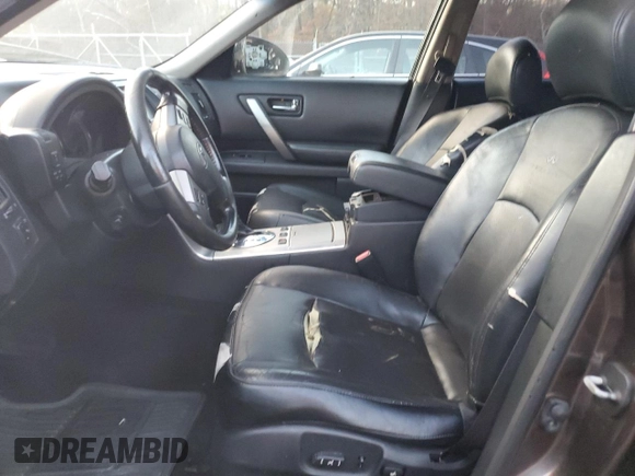 2007 Infiniti FX35 with VIN JNRAS08W07X205911, listed as a Copart auction lot 80890194 with 0 mi miles and Salvage Title. Bid and sale history available at carsss.com. Image 7.