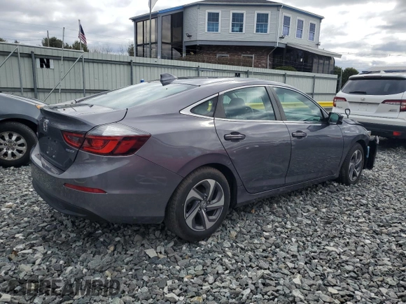 2019 Honda Insight EX with VIN 19XZE4F58KE008151, listed as a Copart auction lot 52419855 with 67,889 mi miles and Salvage Title. Bid and sale history available at DreamBid. Image 3.