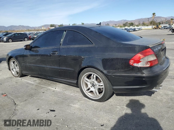 2009 Mercedes-Benz CLK 550 with VIN WDBTJ72H69F266105, listed as a Copart auction lot 79723224 with 114,840 mi miles and Salvage Title. Bid and sale history available at DreamBid. Image 2.