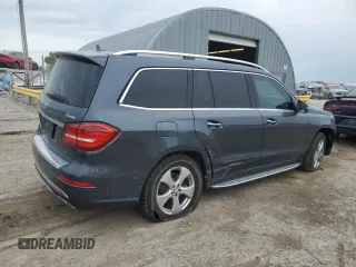 2017 Mercedes-Benz GLS 450 with VIN 4JGDF6EE1HA758356, listed as a Copart auction lot 55816615 with 104,840 mi miles and Salvage title. Bid and sale history available at DreamBid. Image 3.