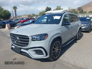 2024 Mercedes-Benz GLS 450 with VIN 4JGFF5KE3RB117003, listed as a IAAI auction lot 42125574 with 11,722 mi miles and . Bid and sale history available at DreamBid. Image 2.