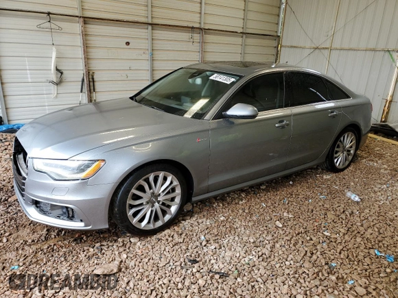 2013 Audi A6 Prestige with VIN WAUJGAFC9DN060792, listed as a Copart auction lot 58141305 with 129,735 mi miles and Salvage title. Bid and sale history available at DreamBid. Image 1.