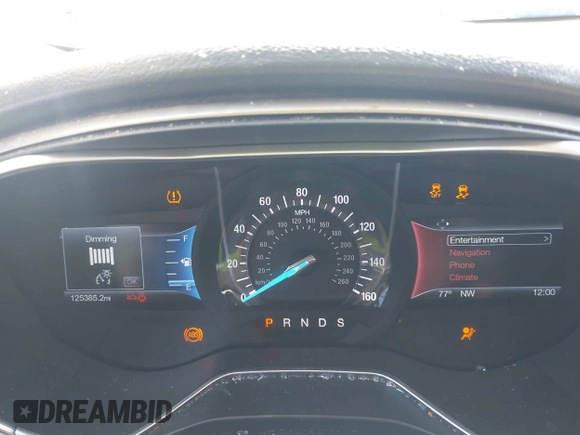 2016 Ford Fusion SE with VIN 3FA6P0HD8GR376622, listed as a IAAI auction lot 41443807 with 125,385 mi miles. Bid and sale history available at carsss.com. Image 7.