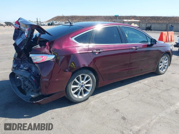 2017 Ford Fusion SE with VIN 3FA6P0HDXHR177878, listed as a IAAI auction lot 42610959 with 97,242 mi miles and . Bid and sale history available at DreamBid. Image 4.