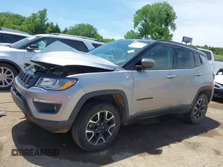 2020 Jeep Compass Trailhawk with VIN 3C4NJDDB7LT159532, listed as a IAAI auction lot 42243833 with 118,566 mi miles and . Bid and sale history available at DreamBid. Image 15.