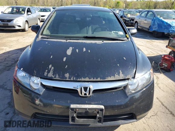 2007 Honda Civic EX with VIN 1HGFA16817L022626, listed as a Copart auction lot 54715855 with 179,918 mi miles and Salvage Title. Bid and sale history available at DreamBid. Image 5.
