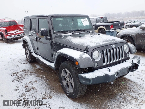 2017 Jeep Wrangler Unlimited Sahara with VIN 1C4BJWEG4HL591149, listed as a IAAI auction lot 41542157 with 70,630 mi miles. Bid and sale history available at carsss.com. Image 1.