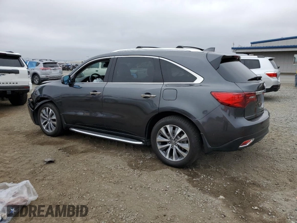 2014 Acura MDX Technology с VIN 5FRYD4H45EB036067, выставлен на аукционе Copart как лот 59364315 с пробегом 143 605 миль миль и Списание • Salvage title. История ставок и продаж доступна на DreamBid. Изображение 2.