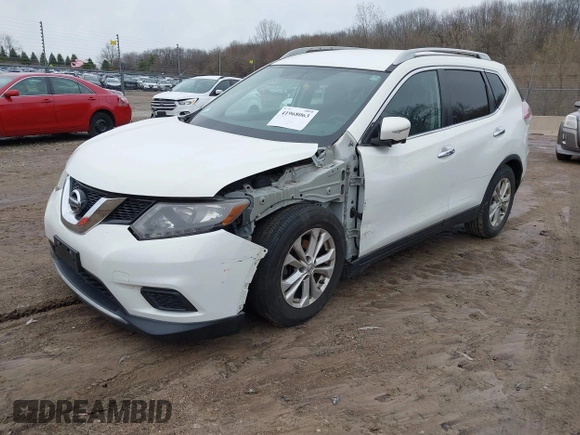 2014 Nissan Rogue SV with VIN 5N1AT2MT4EC790268, listed as a IAAI auction lot 41968063 with 167,389 mi miles and . Bid and sale history available at DreamBid. Image 2.
