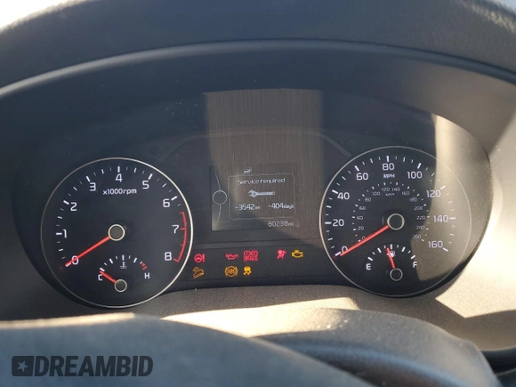 2017 Kia Sportage LX with VIN KNDPM3AC2H7165760, listed as a Copart auction lot 48180215 with 80,238 mi miles and Salvage Title. Bid and sale history available at carsss.com. Image 9.