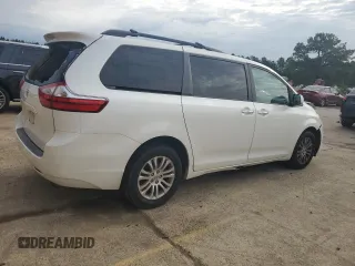 2017 Toyota Sienna XLE Auto Access Seat z VIN 5TDYZ3DC1HS855359, wystawiony jako Copart lot #54170315 z przebiegiem 129 570 mil mil oraz Szkoda całkowita • Salvage title. Historia ofert i sprzedaży dostępna na DreamBid. Obrazek 3.