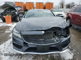 2015 Mercedes-Benz CLS 400 with VIN WDDLJ6HB7FA133768, listed as a Copart auction lot 45547855 with 130,514 mi miles and Salvage title. Bid and sale history available at DreamBid. Image 5.
