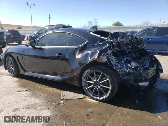 2022 Subaru BRZ Limited with VIN JF1ZDBF13N8702884, listed as a Copart auction lot 46545735 with 21,375 mi miles and Salvage title. Bid and sale history available at DreamBid. Image 2.