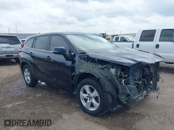 2023 Toyota Highlander L with VIN 5TDKDRAH4PS024895, listed as a IAAI auction lot 42390330 with 177,607 mi miles and . Bid and sale history available at DreamBid. Image 1.