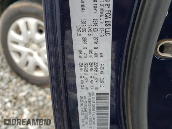 2019 Dodge Journey SE z VIN 3C4PDCBB0KT874681, wystawiony jako Copart lot #87924845 z przebiegiem 166 828 mil mil oraz Szkoda całkowita • Salvage title. Historia ofert i sprzedaży dostępna na DreamBid. Obrazek 13.