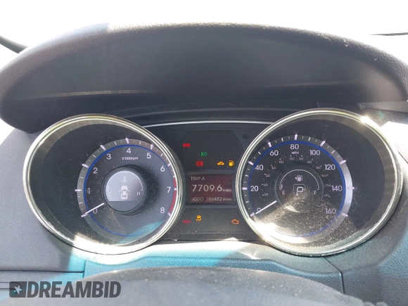 2011 Hyundai Sonata SE with VIN 5NPEC4AC1BH165655, listed as a IAAI auction lot 41874975 with 156,482 mi miles. Bid and sale history available at carsss.com. Image 7.