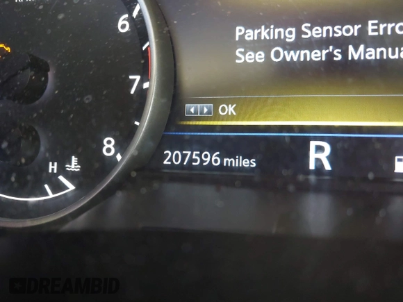 2017 Nissan Maxima SV with VIN 1N4AA6AP4HC448614, listed as a IAAI auction lot 40740658 with 207,596 mi miles and . Bid and sale history available at DreamBid. Image 15.