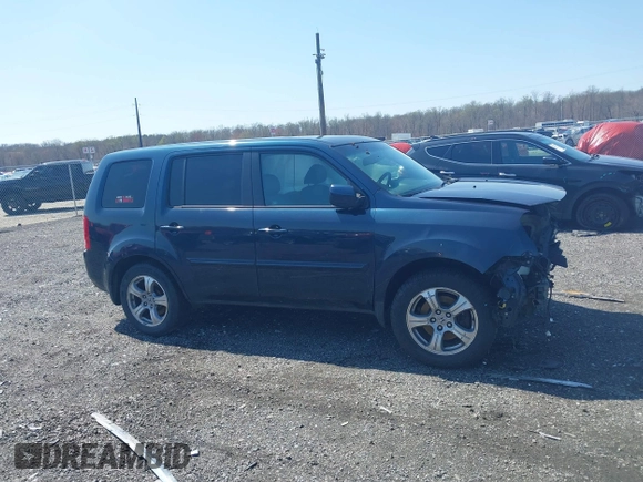 2012 Honda Pilot EX-L with VIN 5FNYF4H55CB049953, listed as a IAAI auction lot 41936397 with 125,726 mi miles and . Bid and sale history available at DreamBid. Image 13.