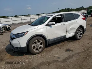 2019 Honda CR-V EX-L with VIN 2HKRW1H88KH515601, listed as a Copart auction lot 59697675 with 43,774 mi miles and Salvage title. Bid and sale history available at DreamBid. Image 1.