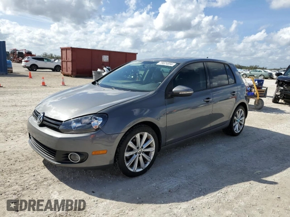 2014 Volkswagen Golf TDI w/Sunroof & Nav z VIN WVWDM7AJ7EW003715, wystawiony jako Copart lot #79524694 z przebiegiem Nie podano mil oraz Szkoda całkowita • Salvage title. Historia ofert i sprzedaży dostępna na DreamBid. Obrazek 1.
