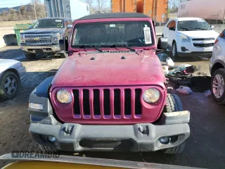 2022 Jeep Wrangler Unlimited Sport S with VIN 1C4HJXDG5NW144177, listed as a Copart auction lot 46032115 with 62,409 mi miles and Salvage Title. Bid and sale history available at carsss.com. Image 5.