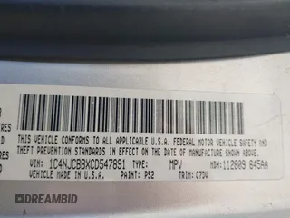 2012 Jeep Compass Sport with VIN 1C4NJCBBXCD547891, listed as a IAAI auction lot 41971755 with 203,567 mi miles. Bid and sale history available at carsss.com. Image 9.