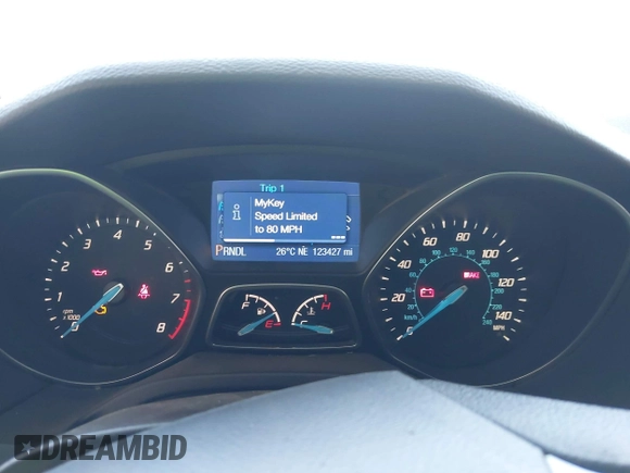 2013 Ford Focus SE with VIN 1FADP3F27DL375465, listed as a IAAI auction lot 42170250 with 123,427 mi miles. Bid and sale history available at carsss.com. Image 7.