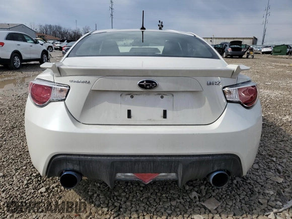 2013 Subaru BRZ Limited with VIN JF1ZCAC11D1606812, listed as a Copart auction lot 46098305 with 0 mi miles and Salvage Title. Bid and sale history available at carsss.com. Image 6.