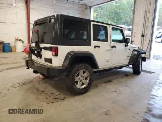 2018 Jeep Wrangler JK Unlimited Sport S with VIN 1C4HJWDG3JL829333, listed as a Copart auction lot 72429984 with 0 mi miles and Salvage Title. Bid and sale history available at carsss.com. Image 3.