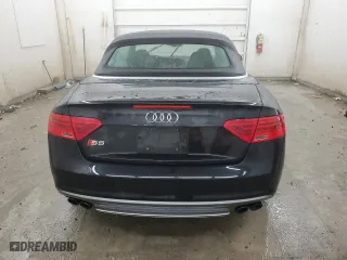 2013 Audi S5 Premium Plus with VIN WAUCGAFH7DN017346, listed as a Copart auction lot 85787924 with 119,684 mi miles and Salvage Title. Bid and sale history available at carsss.com. Image 6.