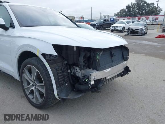 2020 Audi Q5 Premium Plus with VIN WA1BNAFY3L2098991, listed as a IAAI auction lot 42185111 with 94,758 mi miles and . Bid and sale history available at DreamBid. Image 6.