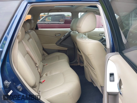 2009 Nissan Murano S with VIN JN8AZ18UX9W004840, listed as a IAAI auction lot 42040378 with 150,667 mi miles. Bid and sale history available at carsss.com. Image 8.