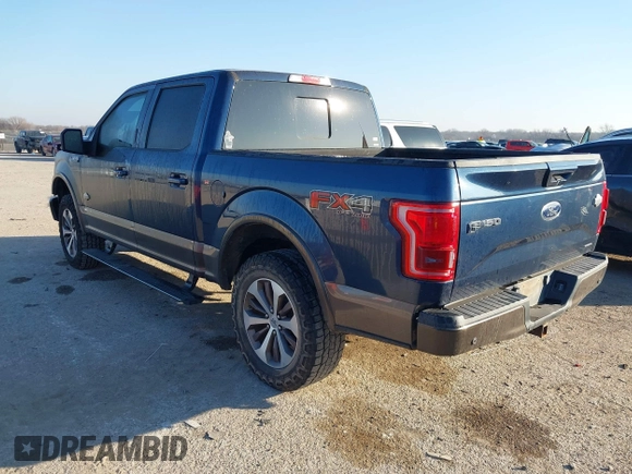 2015 Ford F-150 XLT with VIN 1FTEW1EF7FFC92338, listed as a IAAI auction lot 41243701 with 170,249 mi miles. Bid and sale history available at carsss.com. Image 3.