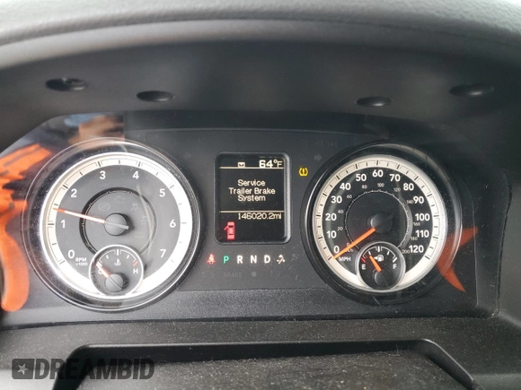 2015 Ram 2500 Tradesman with VIN 3C6UR5CJXFG673897, listed as a Copart auction lot 80060324 with 146,020 mi miles and Salvage title. Bid and sale history available at DreamBid. Image 9.