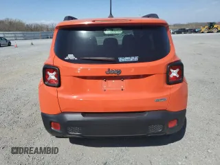 2015 Jeep Renegade Latitude with VIN ZACCJABT1FPB42710, listed as a Copart auction lot 49831015 with 196,048 mi miles and Salvage Title. Bid and sale history available at carsss.com. Image 6.