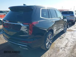 2025 Cadillac XT6 FWD Premium Luxury with VIN 1GYKPCRS1SZ118772, listed as a IAAI auction lot 41048190 with 131 mi miles. Bid and sale history available at carsss.com. Image 4.