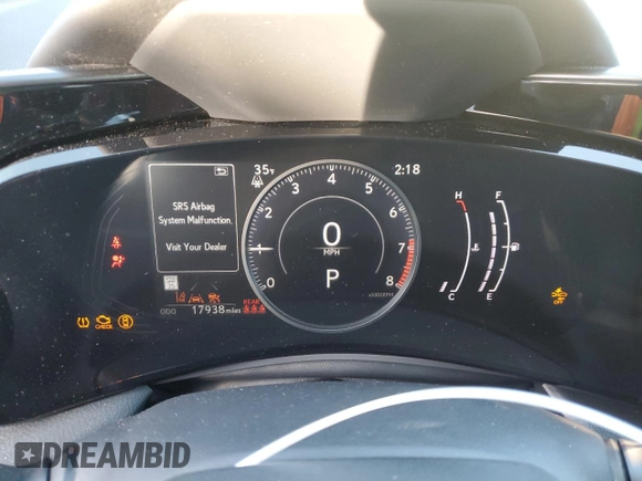 2022 Lexus NX 250 с VIN 2T2ADCEZ2NC002388, выставлен на аукционе Copart как лот 82805684 с пробегом 17 938 миль миль и Списание • Salvage title. История ставок и продаж доступна на DreamBid. Изображение 9.