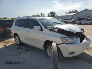 2009 Toyota Highlander Hybrid Limited with VIN JTEEW44A892032125, listed as a Copart auction lot 70589064 with 0 mi miles and Salvage Title. Bid and sale history available at carsss.com. Image 4.