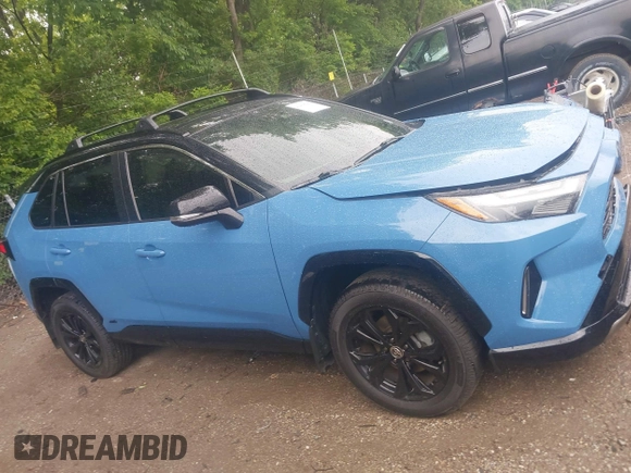 2022 Toyota RAV4 Hybrid XSE with VIN JTME6RFV7ND527447, listed as a IAAI auction lot 42358584 with 50,394 mi miles and . Bid and sale history available at DreamBid. Image 13.
