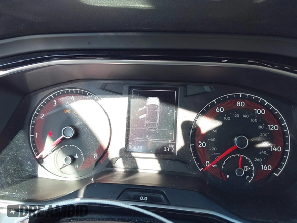 2019 Volkswagen Jetta GLI S z VIN 3VW5T7BU3KM225015, wystawiony jako IAAI lot #41352228 z przebiegiem 96 874 mil mil oraz . Historia ofert i sprzedaży dostępna na DreamBid. Obrazek 7.