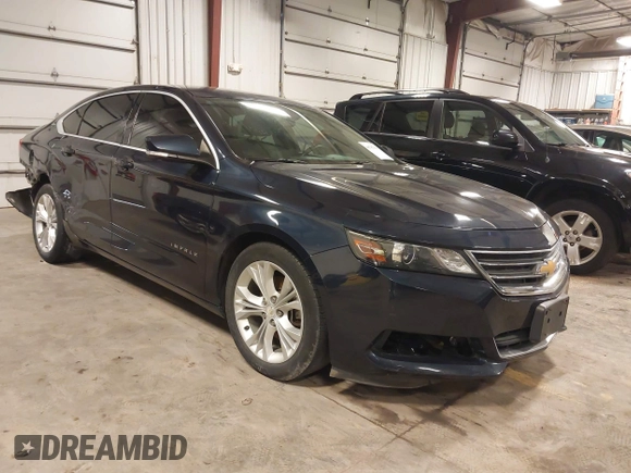 2015 Chevrolet Impala LT with VIN 2G1115SL2F9216851, listed as a IAAI auction lot 41787689 with 90,014 mi miles and . Bid and sale history available at DreamBid. Image 1.