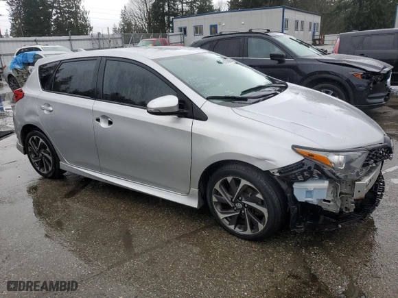 2016 Scion iM with VIN JTNKARJE3GJ507799, listed as a Copart auction lot 45756925 with 101,042 mi miles and Salvage Title. Bid and sale history available at carsss.com. Image 4.